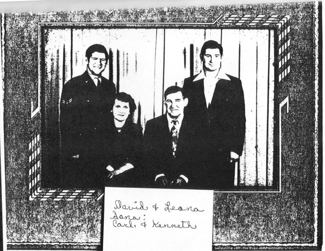 David, Leona and sons
